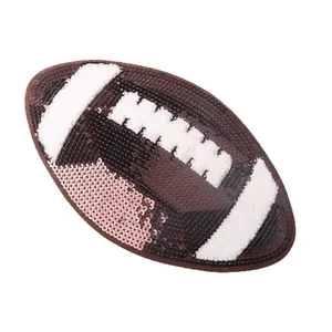 Wholesale iron on football patches For Custom Made Clothes 