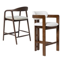 Chaise en rotin tressé simple et antique pour la maison, chaise de salle à manger en bois pour la maison, chaise de mariage, chaise de bar d'hôtel