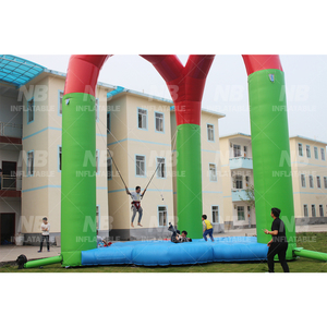 Outdoor Inflatable <b>Trampoline</b> Bungee Jumping Equipment Price for Sale Playground Sport Game PVC Commercial Inflatable Outdoor Ve - Product Image 3