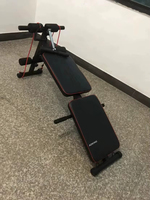 Planche Abdominale Pliante en Métal Unisexe Multifonctionnelle pour Exercices de Musculation Abdominale et Aide à la Remise en Forme