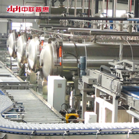 Nouvel autoclave horizontal automatique à chauffage électrique en acier inoxydable pour la stérilisation par lots des aliments en conserve, de la viande et des bocaux en verre (type retort)