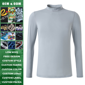 เสื้อเบสเลเยอร์กอล์ฟแขนยาว คอเต่า ผ้าวอร์สเตด ระบายอากาศ แห้งเร็ว เป็นมิตรกับสิ่งแวดล้อม ป้องกันรังสียูวี เหมาะสำหรับฤดูใบไม้ผลิและฤดูร้อน ปรับแต่งได้ - Product Image 3