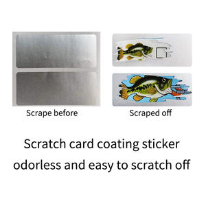 Etiquetas Adhesivas <span class=keywords><strong>de</strong></span> Plástico Plateadas <span class=keywords><strong>de</strong></span> Alta Calidad, 20*60mm, <span class=keywords><strong>para</strong></span> Rascar y Revelar Códigos Secretos, Ideales <span class=keywords><strong>para</strong></span> Hogar, Juegos, Bodas - Product Image 4