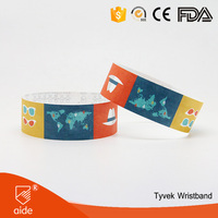 Bracelets jetables personnalisés avec logo, bracelets en papier synthétique, bracelets Tyvek, bracelets en papier pour événements