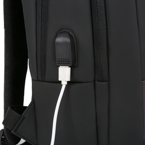 Waterproof Design Business Custom Logo Stylish Manufacturer School Custom Laptop <b>Backpack</b> With USB - Product Image 3