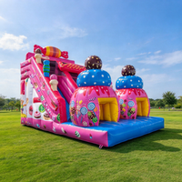 Toboggan gonflable coloré, château gonflable, jeu gonflable commercial pour enfants, idéal pour la location, les fêtes, les festivals et les célébrations