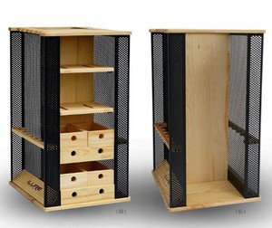 Étagère de présentation pour cannes <span class=keywords><strong>à</strong></span> <span class=keywords><strong>pêche</strong></span>, moulinets et leurres en bois et métal pour magasin de vente au détail, vente chaude - Product Image 2