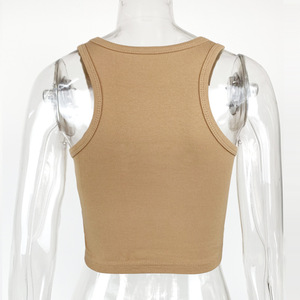 High Quality <strong>White</strong> <strong>Crop</strong> Tops Women's Workout Sports tank Top