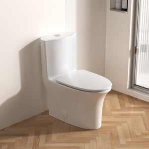 Meilleure vente d'Amérique du Nord Siphon ergonomique une pièce entièrement à jupe Toilette <span class=keywords><strong>de</strong></span> salle <span class=keywords><strong>de</strong></span> bain Vente à chaud - Product Image 3