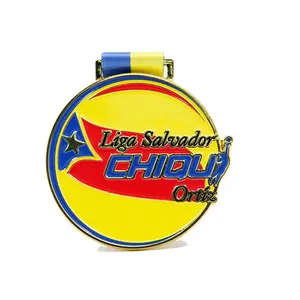Factory High Quality Metal 3D Stainless Steel Cartoon Animal Style Running Sports Medal
