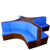 Nouvelle conception, banquette d'angle de restaurant économique, mobilier de café, canapé de restaurant en tissu