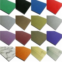 Fasade 3mm 4mm Alucobond ACP, feuille ACM Revêtement mural extérieur Panneau composite en aluminium