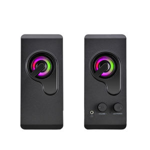 New Private PC <b>Accessories</b> LED Lighting Portable <b>Computer</b> Laptop 2.0 USB Speaker - Product Image 1