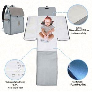 Design Factory Hot Selling Lightweight 3 in 1 Diaper <b>Bag</b> Backpack With <b>Changing</b> Station - Product Image 4