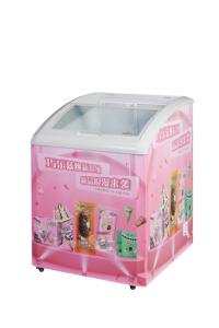 Xiangming Siêu Thị <span class=keywords><strong>Mini</strong></span> Ngực Tủ Đông Tủ Lạnh Cong Cửa Kính Hiển Thị Cho Ice Cream Siêu Thị Thiết Bị Làm Lạnh - Product Image 2