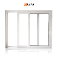 Fenêtre coulissante en verre à rampe haute étanche écologique fenêtre en PVC blanc fenêtres coulissantes en PVC à double vitrage