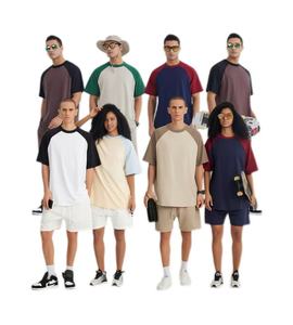 Camiseta de Algodón Sólida con Costura en el Dobladillo, Estilo Moderno, Unisex, Manga Corta, Informal, Transpirable, para Verano, Ropa de Calle, Básica - Product Image 1