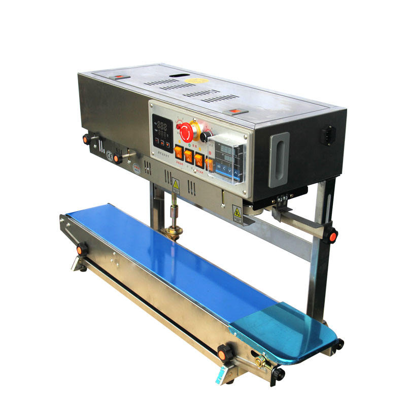 Semi-Automatic Continuous Dry Food Bag Sealing Machine Vertical Band ...