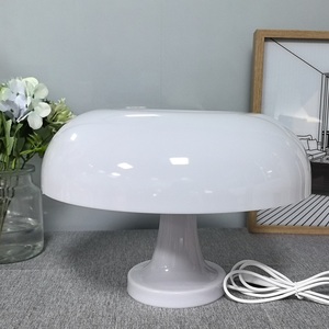 Lampe de table LED design italien Décoration <span class=keywords><strong>champignon</strong></span> moderne avec style rétro minimaliste Orange Crème <span class=keywords><strong>Blanc</strong></span> Luminosité réglable - Product Image 4