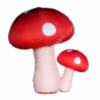 Fleur gonflable géante en PVC personnalisée avec logo pour la publicité et la décoration d'événements en plein air