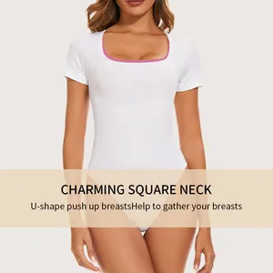 S-SHAPER महिलाओं सहज उच्च लोच पेट नियंत्रण बट उठाने स्लिमिंग लंबी आस्तीन Bodysuit Shapewear