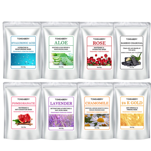 Venta caliente 100% Precio <span class=keywords><strong>de</strong></span> fábrica Hydro Jelly Mask Powder Low MOQ Venta al por mayor Herbal Glow Facial Spa Logotipo personalizado para el cuello y la <span class=keywords><strong>nariz</strong></span> - Product Image 2