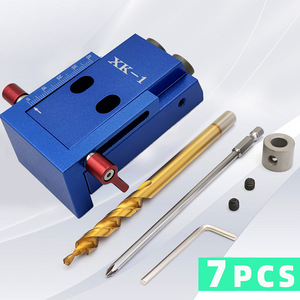 Guía de perforación de aluminio y madera XK-1, plantilla de perforación en ángulo de 15 grados para un posicionamiento preciso de orificios - Product Image 2