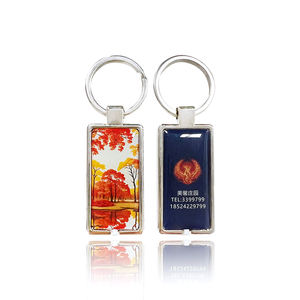 พวงกุญแจอีพ็อกซี่วงแหวนโลหะสแตนเลสแบบกำหนดเองพร้อมชิปอัจฉริยะ - Product Image 2