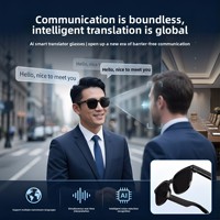 Gafas Inteligentes con Cámara de 8MP, Traducción IA en Tiempo Real, Asistente de Voz, Micrófono ENC, Llamadas HD, Música, Navegación, Auriculares, Marco Desmontable