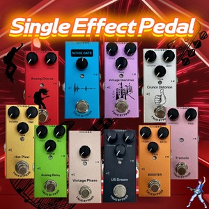 Pédale d'effet pour guitare électrique en aluminium Delay Chorus Distortion Phase Tuner Cordes Instruments à cordes Pièces Accessoires pour - Product Image 5