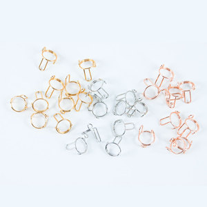 10 Stück Wudu Verstellbare Fingernagelringe Wiederverwendbare Abnehmbare Metallringe für Nägel Schmuck Geschenk Dekorationen zum Tragen bei Maniküre - Product Image 6