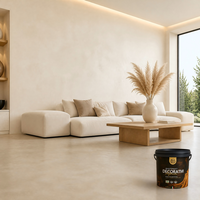 Peinture décorative extérieure imperméable sans joint satinée VALIDEA Valencia pour revêtement liquide éco-responsable à base d'eau en deux composants OEM
