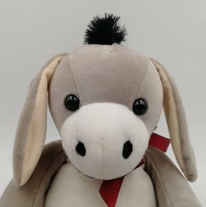 Harga Grosir Kustom Kualitas Tinggi OEM/ODM Mainan Mewah Lucu 13 Inci Mainan Keledai Licin Melar Squishies Hewan Ternak - Product Image 6