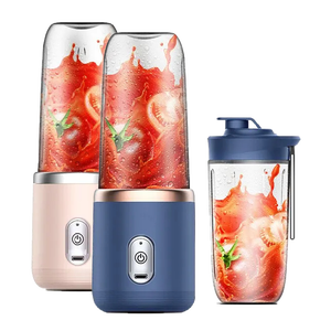 Licuadora Portátil Recargable por USB de 380 ml con Seis Cuchillas, Mini Licuadora, Vaso Mezclador, Máquina para Hacer Jugos - Product Image 3