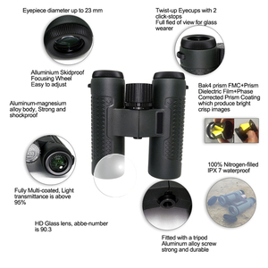 Longue-vue compacte professionnelle Secozoom 2022, verre ED de qualité supérieure, 8x33, BAK4, étanche, en alliage d'aluminium, pour la chasse - Product Image 2