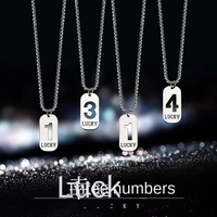 Collier créatif et tendance en acier inoxydable avec chiffre 09, pendentif ajouré haut de gamme, chaîne serpent, accessoire, bijoux inaltérables