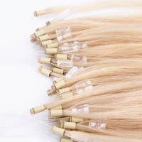 Extensions de cheveux en micro-anneaux à double trame, cheveux vierges de qualité supérieure, cuticules alignées, Remy, vente en gros, très demandées au Royaume-Uni
