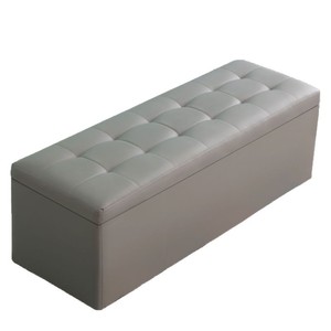 Hongxiang Sofa <b>Storage</b> Ottoman Long Bench <b>With</b> Lid For Home Living Room Bedroom Multi Use Adult Size - Product Image 5