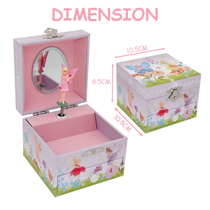 Boîte à bijoux musicale Jakos Fairy - Cadeau idéal pour <span class=keywords><strong>les</strong></span> anniversaires, Noël et <span class=keywords><strong>les</strong></span> fêtes des filles - Boîte à musique pour enfants - Product Image 2