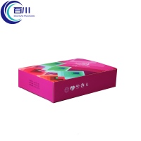 Crea una innovadora caja de embalaje cosmético plegable de alta calidad y ecológica para viales, botellas, aceites esenciales y productos de perfume.