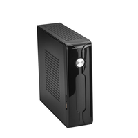 Boîtier PC K12 SPCC Full Tower Mini ITX, petit et fin, HTPC avec alimentation externe, panneau de boîtier d'ordinateur OEM en stock