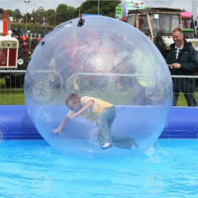 High Quality Water Park Perform Airtight Giant Transparent Inflatable Water Walking Ball Blow Up Roller Zorb Balls For Sale