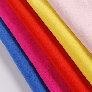 Hàng Trăm Màu Sắc 180 ~ 300gsm Dệt Kim Polyester Microfiber <span class=keywords><strong>Sherpa</strong></span> Polar <span class=keywords><strong>Fleece</strong></span> Hai Mặt Chải Chống Ăn Mòn Áo Khoác Vải - Product Image 5