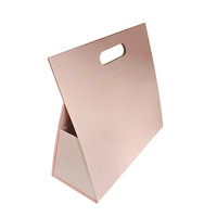 Boîte cadeau en papier hexagonale pliable magnétique de luxe en carton rigide recyclé, taille personnalisée, logo, étanche, gaufrage, auto-érection