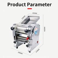 Machine automatique électrique chinoise en acier inoxydable pour l'étalage de la pâte, la découpe de la peau de ravioli et la fabrication de nouilles et de pâtes