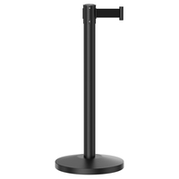 Poteaux de guidage rétractables couleur personnalisée pour la gestion de foule et les barrières de circulation pour les expositions