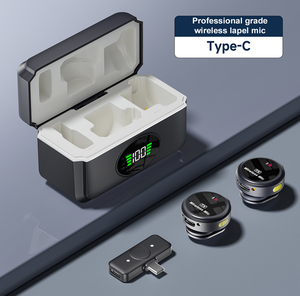 Micro không dây cài áo Q8 Mini dành cho Android, iPhone, hỗ trợ cổng Type-C, dùng cho quay video ngắn trên mạng xã hội - Product Image 3