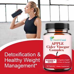 Cápsulas de Vinagre de Sidra de Manzana OEM, Fórmula Detox de Acción Rápida para la Pérdida de Peso, Supresor del Apetito, Suplementos Herbales - Product Image 2