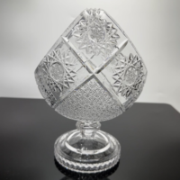 Ensemble de bols à fruits en cristal bohème faits à la main, vaisselle de mariage, écologique, durable