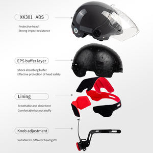 WEIWU universel Flip-Up casque Double soleil voile visage ombre hommes femmes dur chapeaux travail en plein air véhicule électrique moto sécurité - Product Image 3